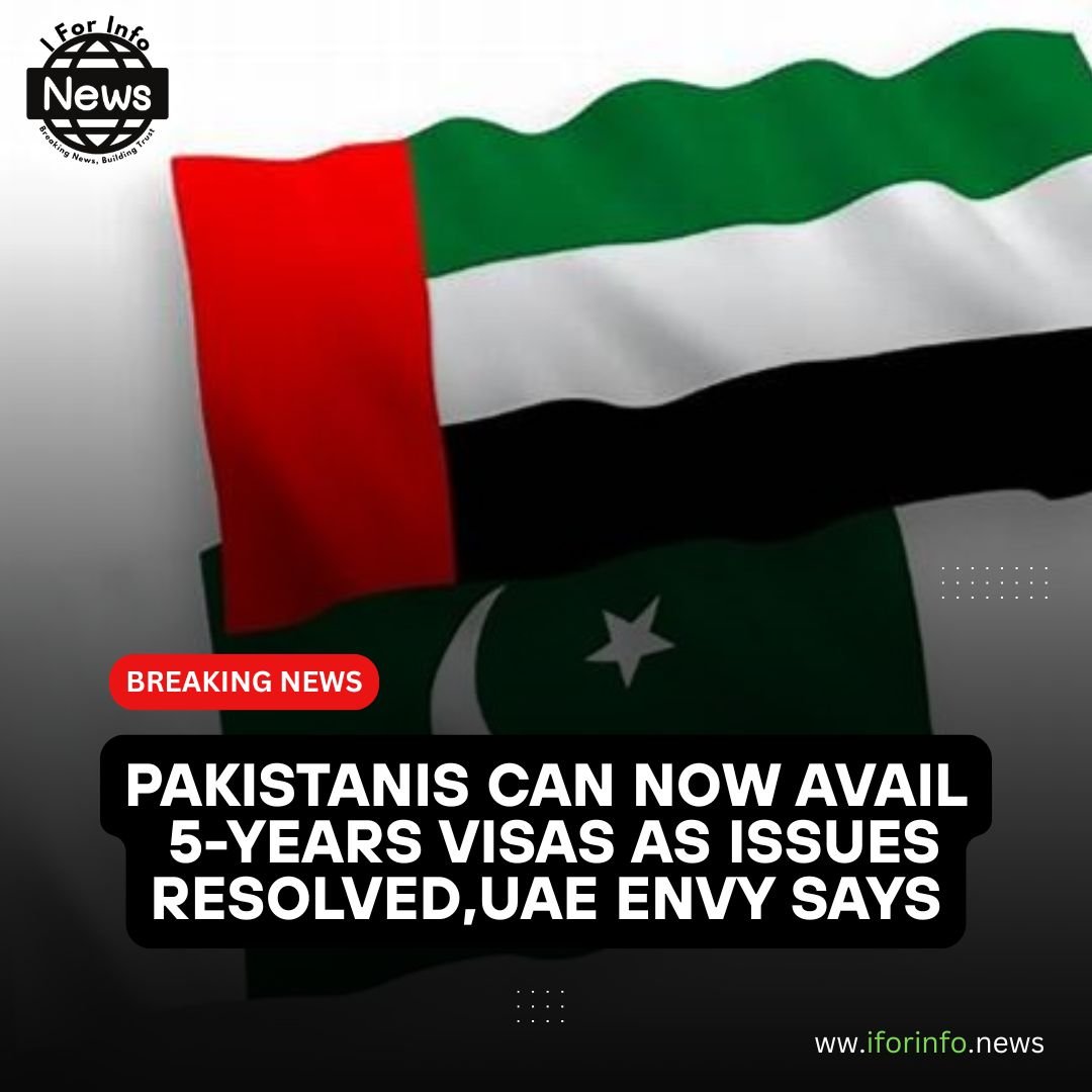 Pakistanis can now avail 5-year visas, UAE envoy says