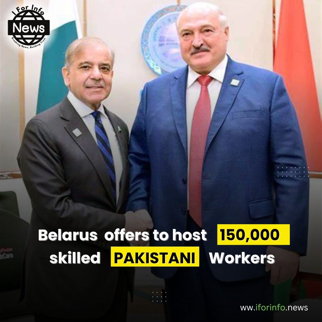 Belarus  Offers to Host 150,000 Pakistani workers